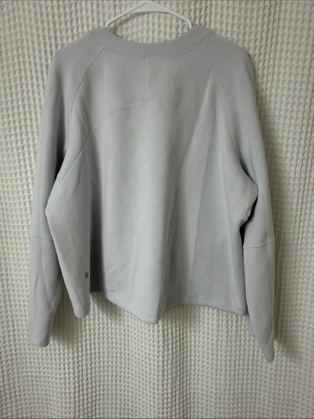 Lululemon AirWrap Modal Crew Long Sleeve Top, Alpine White, Size 16 - Picture 10 of 13